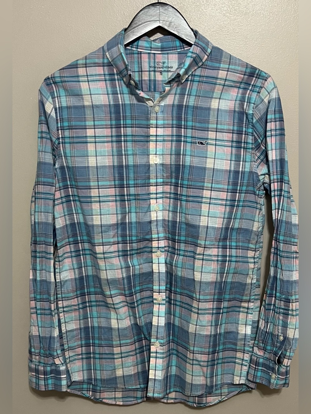 Vineyard Vines Plaid Long Sleeve Button Down Shirt Size XL - Picture 1 of 7